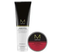 Haarpflege Mitch Save On Duo MITCH® MATTERIALGeschenkset MITCH®  Double Hitter® Shampoo und Conditioner 250 ml + MITCH® Matterial™ Styling Clay 85 g