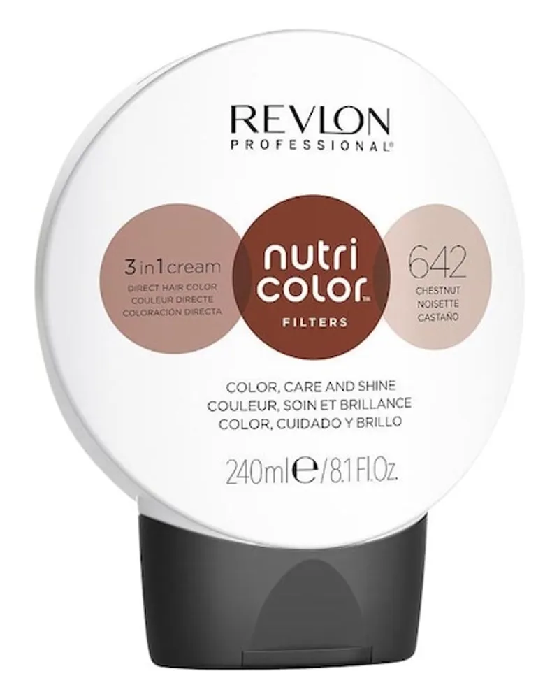 Revlon Haarfarbe & Haartönung Nutri Color Filters 642 Chestnut 