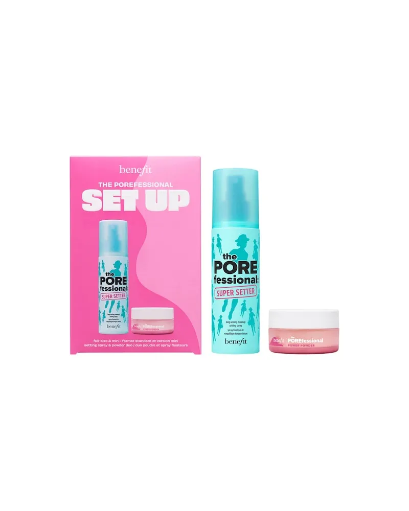 Benefit Gesicht GesichtspflegeThe POREfessional Set Up – Setting Spray & Puder Duo Set The POREfessional Super Setter – Fixierendes Make-up Setting Spray 120 ml + The POREfessional Power Powder – Mattierendes, loses Puder 4 g 36,99 