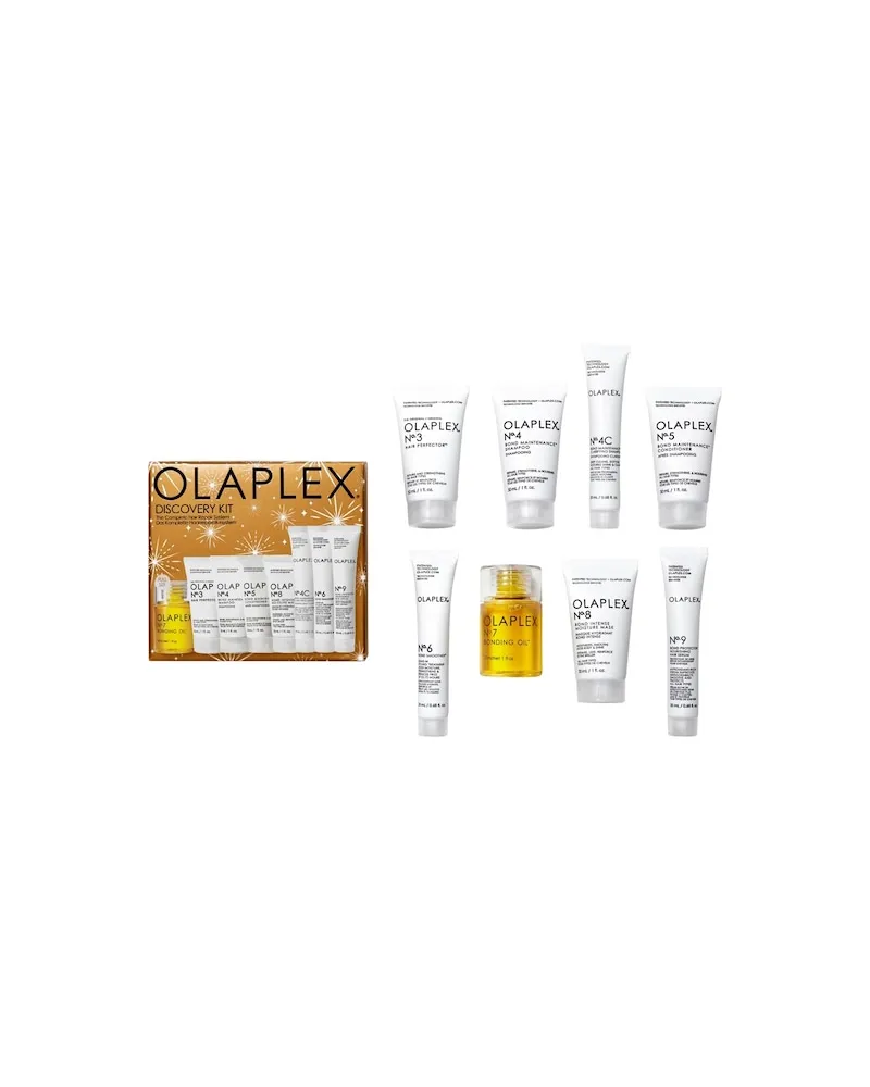 OLAPLEX Haar Aufbau Discovery Kit N°3 30 ml + N°4 30 ml + N°4C 20 ml + N°5 30 ml + N°6 20 ml + N°7 30 ml + N°8 30 ml + N°9 20 ml 45,00 