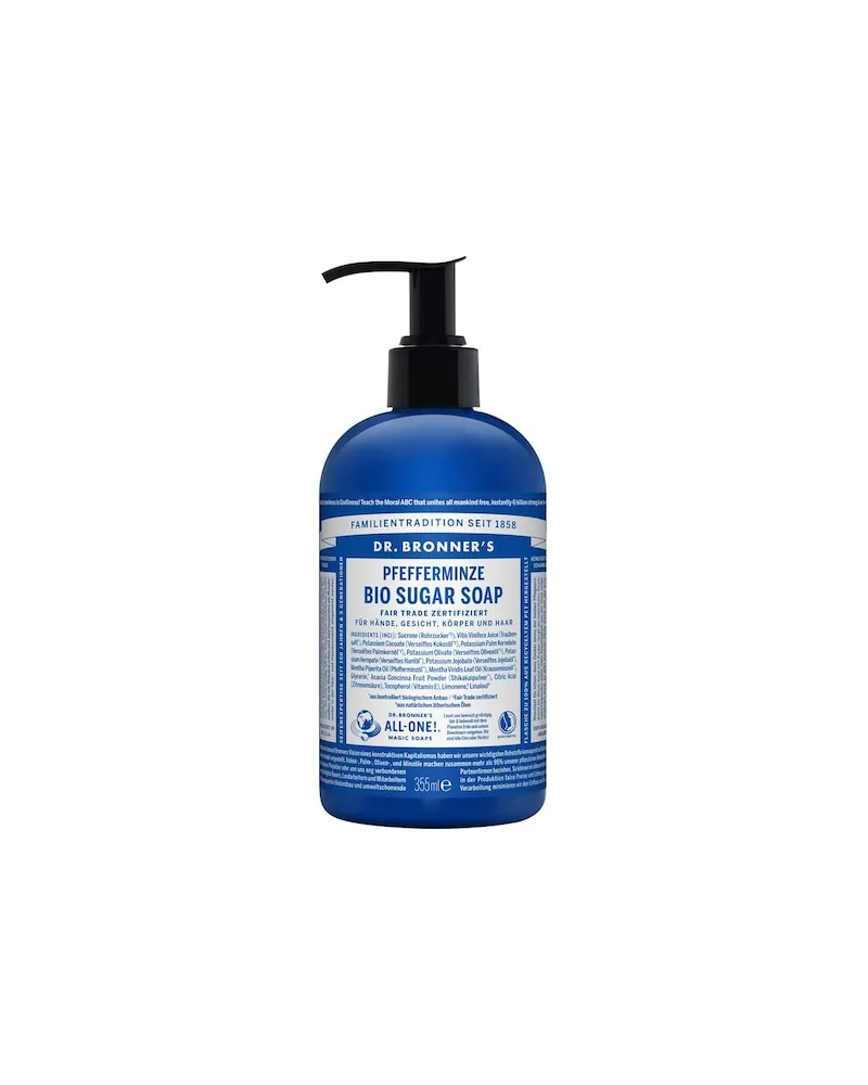 Dr. Bronner's Dr-Bronners Pflege FluessigseifenPfefferminze Bio Sugar Soap 39,42 € / 1 l 
