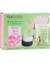 Tea Infusion Skincare Pflege Gesichtspflege Geschenkset 1x Forever Reusable Face + Eye Mask Set + Matcha Tea Ultra-Firming Face Cream 50 ml + Matcha Tea Superfood Face and Neck Mask 21 ml 