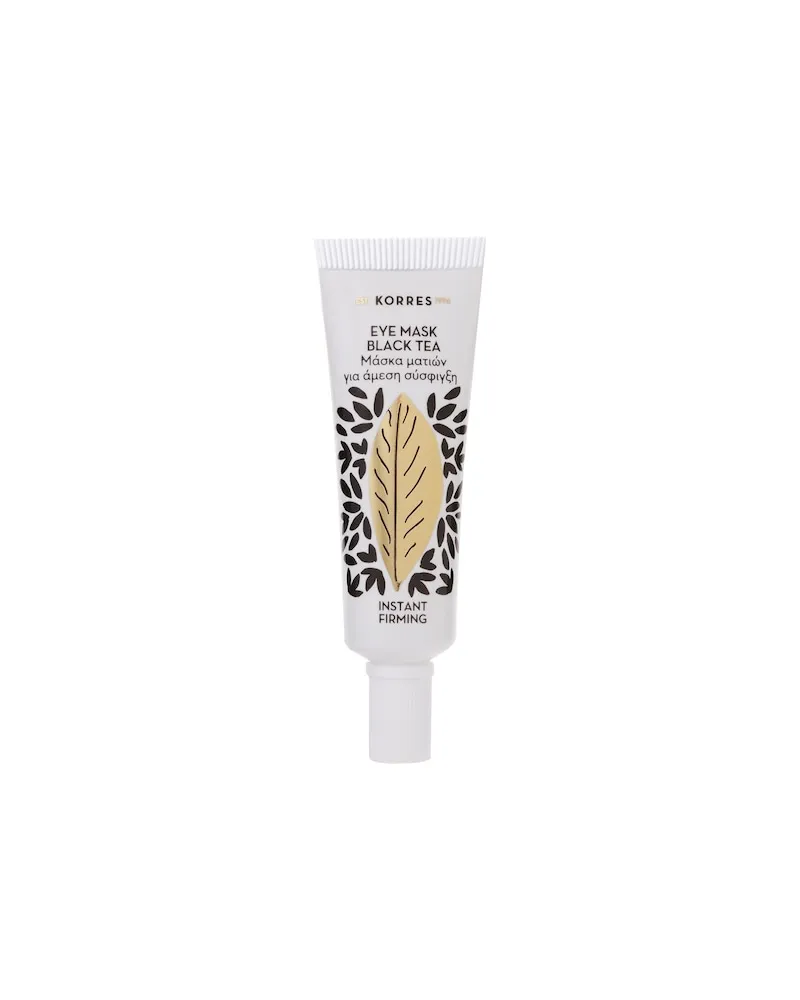 Korres Gesichtspflege Masken-und-PeelingsBlack TeaInstant Firming Eye Mask 