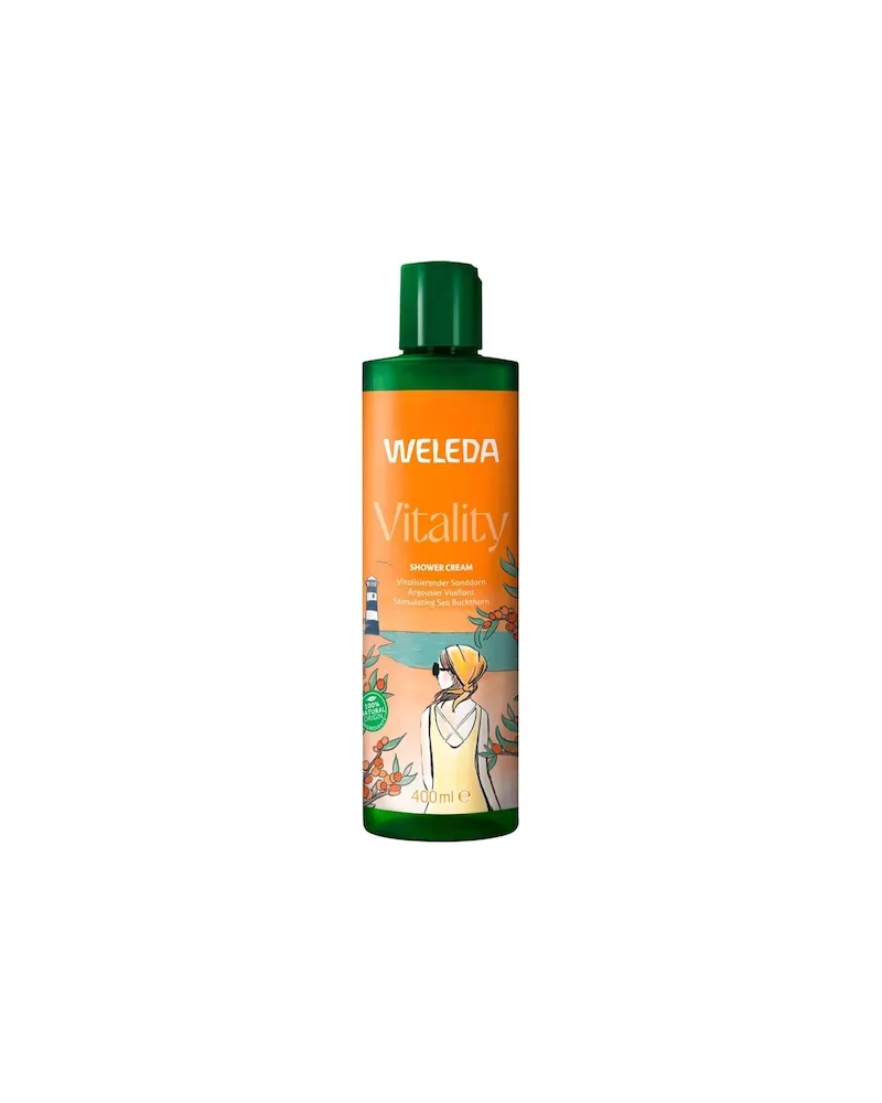 Weleda Koerperpflege DuschpflegeMit Feuchtigkeit versorgte, glattere HautVitality Shower Cream Sanddorn 22,40 € / 1 l 