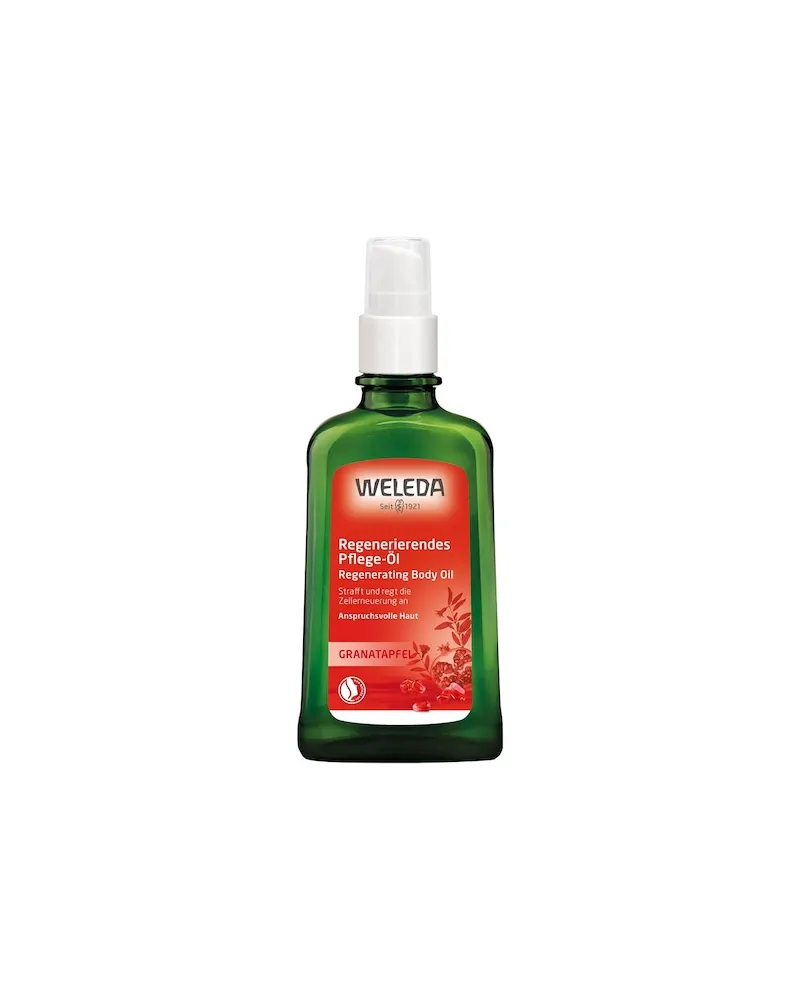 Weleda Koerperpflege OeleRegenerierendes Pflegeöl strafft die Haut & regt die Zellerneuerung anGranatapfel Regenerierendes Pflege-Öl 161,60 € / 1 l 