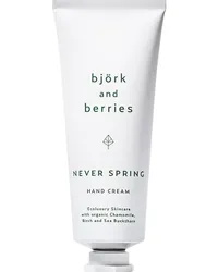 Björk & Berries Pflege Körperpflege Never Spring Hand Cream 