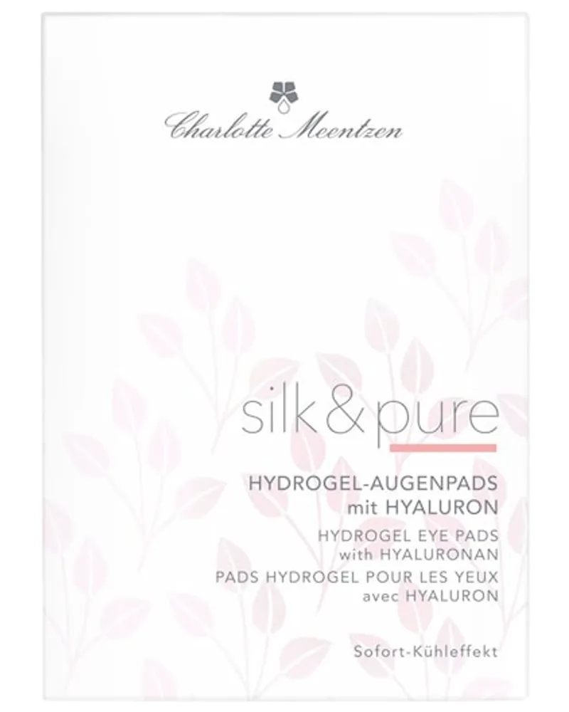 Charlotte Meentzen Pflege Silk & Pure Hydrogel-Augenpads 