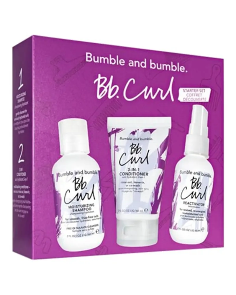 Bumble and bumble Shampoo & Conditioner Shampoo Geschenkset BB Curl Moisturizing Shampoo 60 ml + BB Curl 3-in-1 Conditioner 60 ml + BB Curl Reactivator 60 ml 