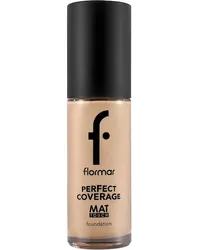 Flormar Teint Make-up Foundation Perfect Coverage Mat Touch 301 Soft Beige 566,33 € / 1 l 