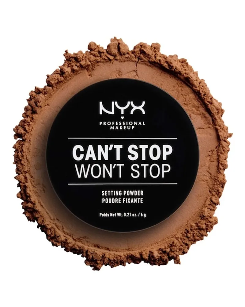 NYX Cosmetics Gesichts Make-up Puder Can't Stop Won't Stop Setting Powder Nr. 06 Banana 