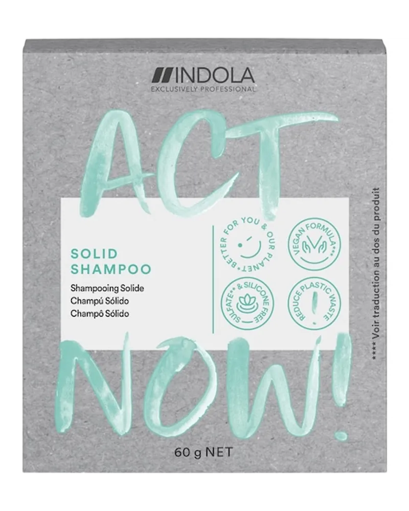 Indola Care & Styling ACT NOW! Care Solid Shampoo 