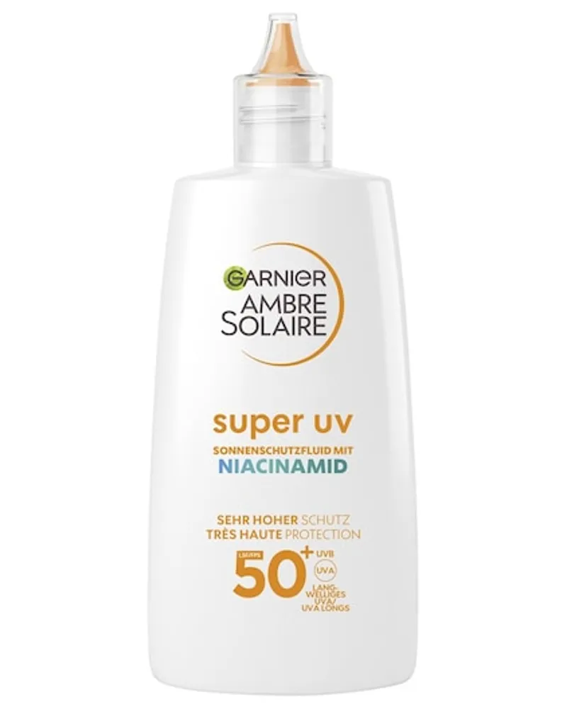 Garnier Sonnenschutz Ambre Solaire Super UV Sonnenschutzfluid Anti-Unreinheiten mit Niacinamid LSF 50 