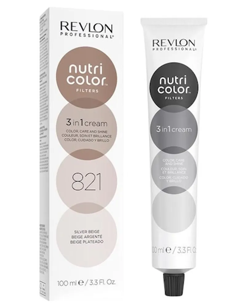 Revlon Haarfarbe & Haartönung Nutri Color Filters 821 Silver Beige 