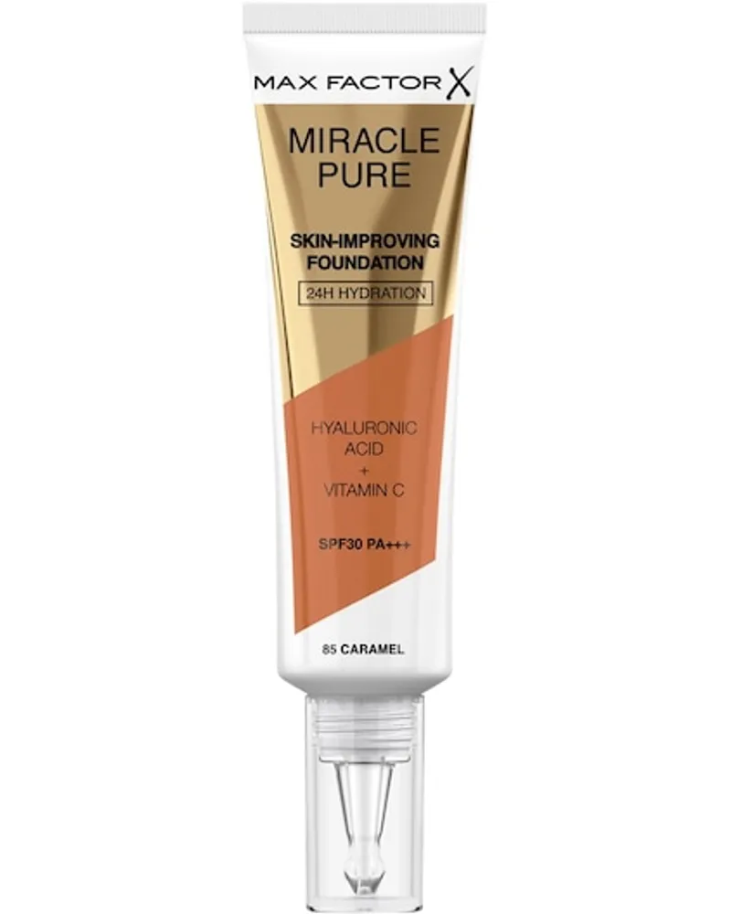 Max Factor Make-Up Gesicht Miracle Pure Foundation 100 Cocoa 