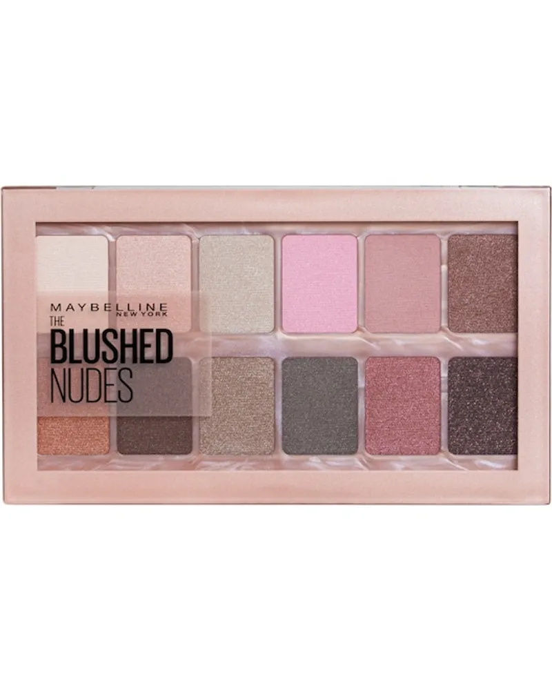 Maybelline Augen Make-up Lidschatten The blushed Nudes Lidschatten Palette 