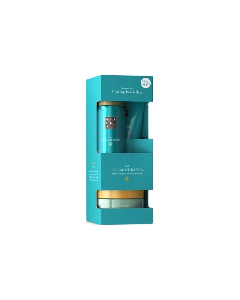 RITUALS Rituale The-Ritual-Of-KarmaTrial Set Foaming Shower Gel 50 ml + Body Scrub 125 ml + 48h Hydrating Body Cream 70 ml 