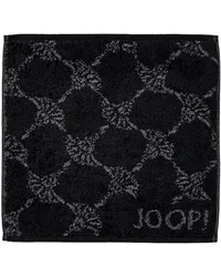 JOOP! Bettwäsche Cornflower Seiflappen Schwarz 30 x 30 cm 