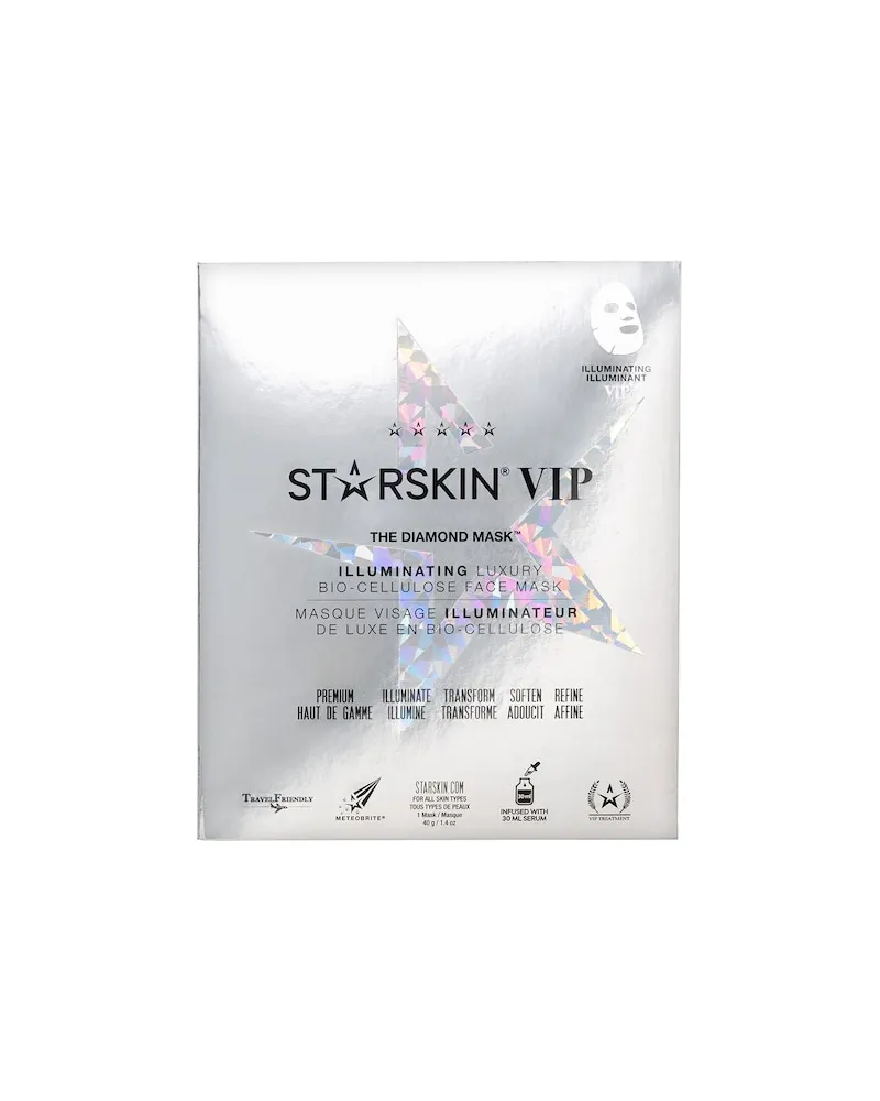 STARSKIN Masken TuchmaskeVIP - The Diamond MaskIlluminating Face Mask Bio-Cellulose 315,75 € / 1 kg 