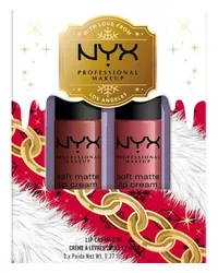 NYX Cosmetics Lippen Make-up Lipgloss X-mas Soft Matte Lip Cream Duo 2 x Liquid Lipstick 8 ml Duo 02 