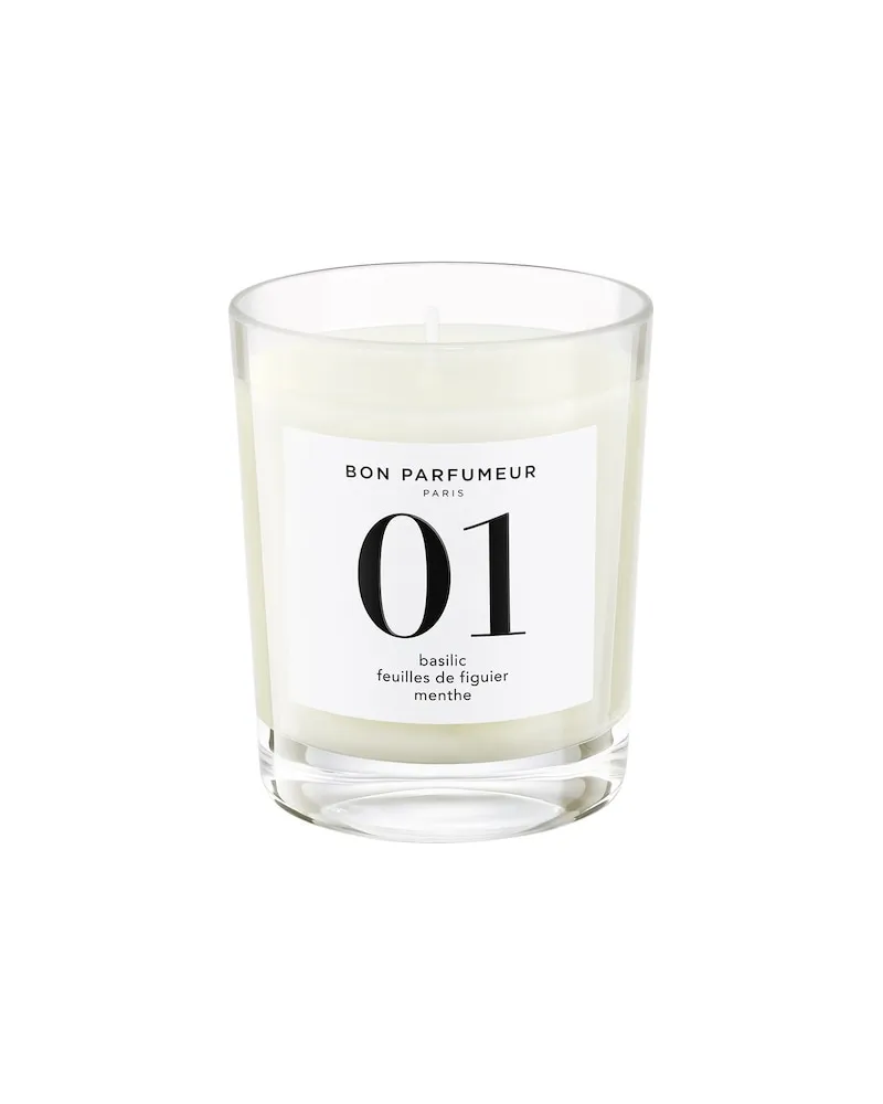 Bon Parfumeur BON-PARFUMEUR Home-Line Candles01 Basil, Fig Leaf, Mint 250,00 € / 1 kg 