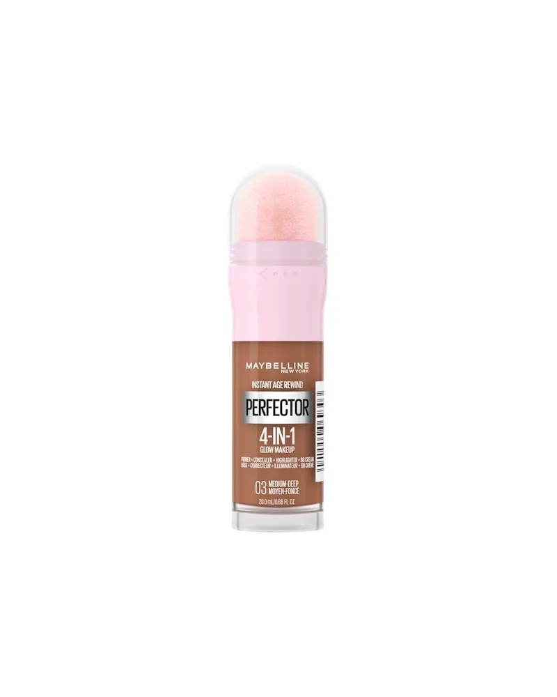 Maybelline Maybelline-New-York Teint-Make-up Foundation4-in-1 Glow Makeup 00,5 Fair Light Cool 749,50 € / 1 l 