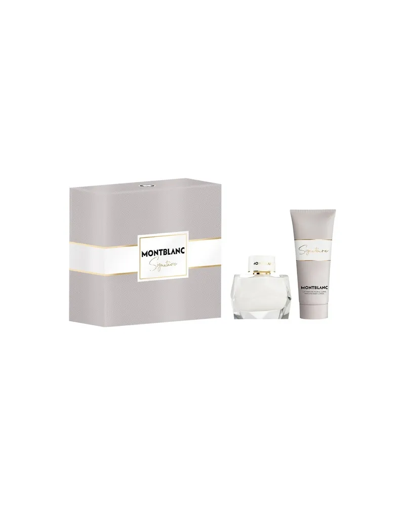 Montblanc Damendüfte Signature Geschenkset Eau de Parfum Spray 50 ml + Body Lotion 100 ml 