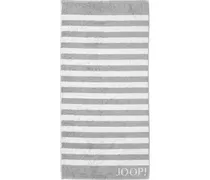 Handtücher Classic Stripes Handtuch Silber 50 x 100 cm