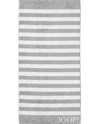 JOOP! Handtücher Classic Stripes Handtuch Silber 50 x 100 cm 