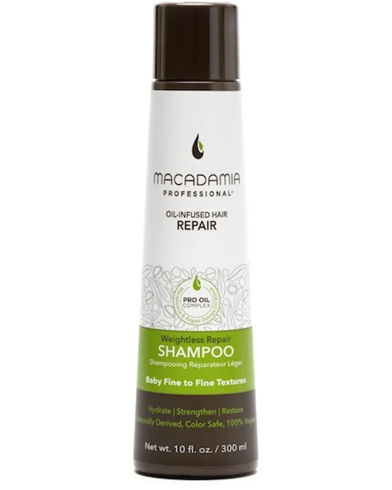 Macadamia Professional Haarpflege Wash & Care Weightless Moisture Shampoo 