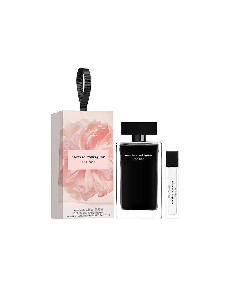 Narciso Rodriguez Narciso-Rodriguez Damenduefte for-herGeschenkset Eau de Toilette Spray 100 ml + Pure Musc Eau de Parfum Travel Spray 10 ml 735,09 € / 1 l 