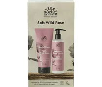 Pflege Soft Wild Rose Geschenkset Body Wash 200 ml + Moisturizing Body Lotion 245 ml