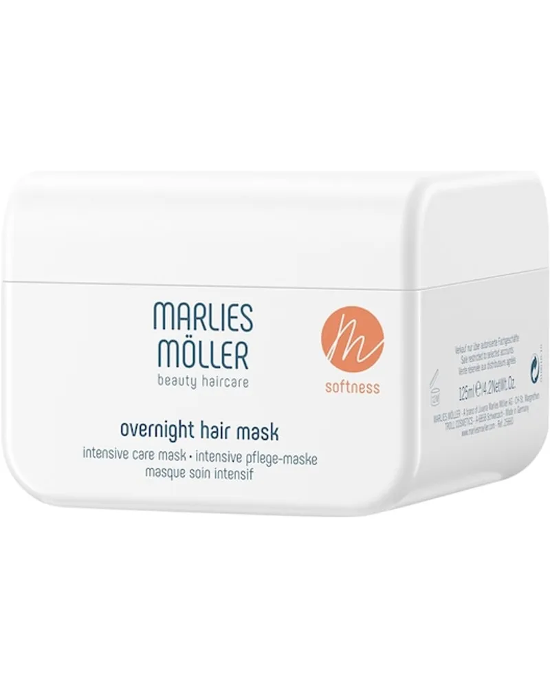 Marlies Möller Beauty Haircare Softness Overnight Care Hair Mask 