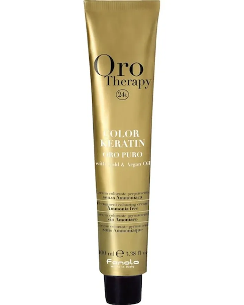 Fanola Farbveränderung Haarfarbe und Haartönung Oro Therapy Oro Puro Color Keratin Nr. 9,31 Lichtblond Sand 