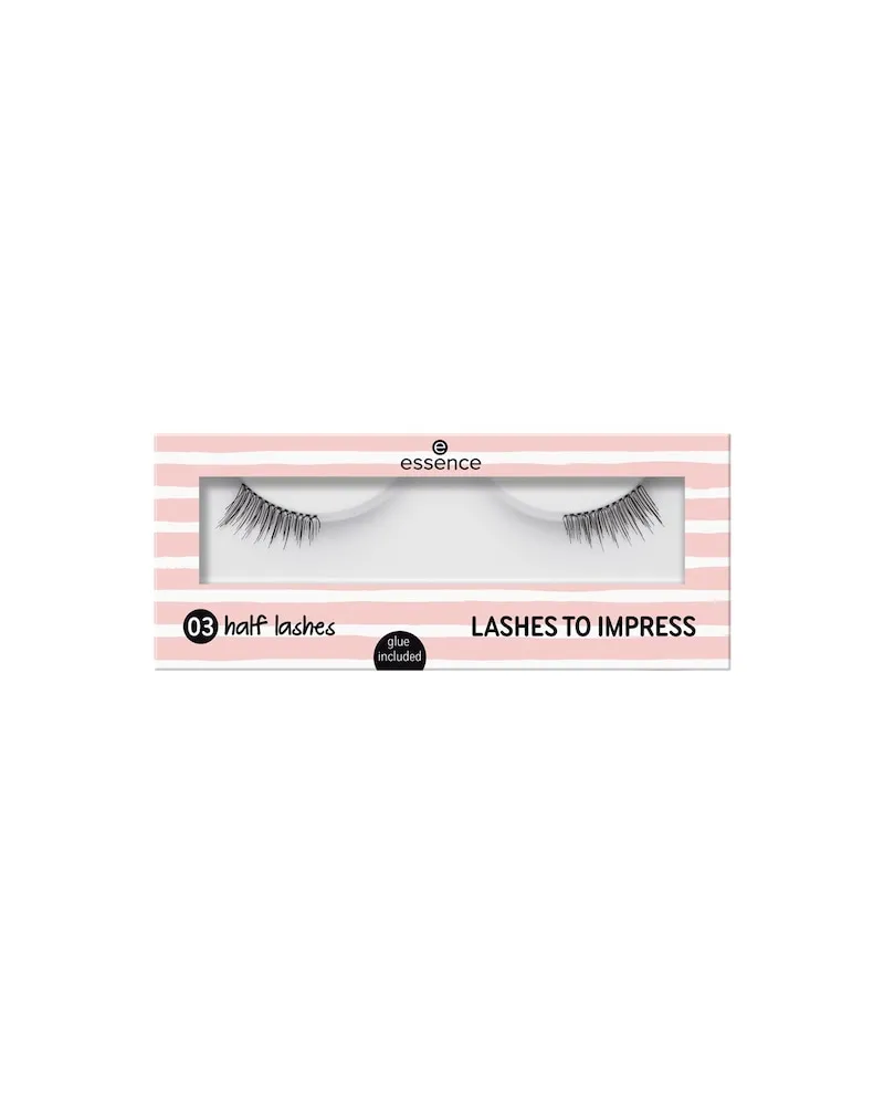 essence Augen WimpernLashes To Impress Nr. 03 Half Lashes 1,25 € / 1 Stk 