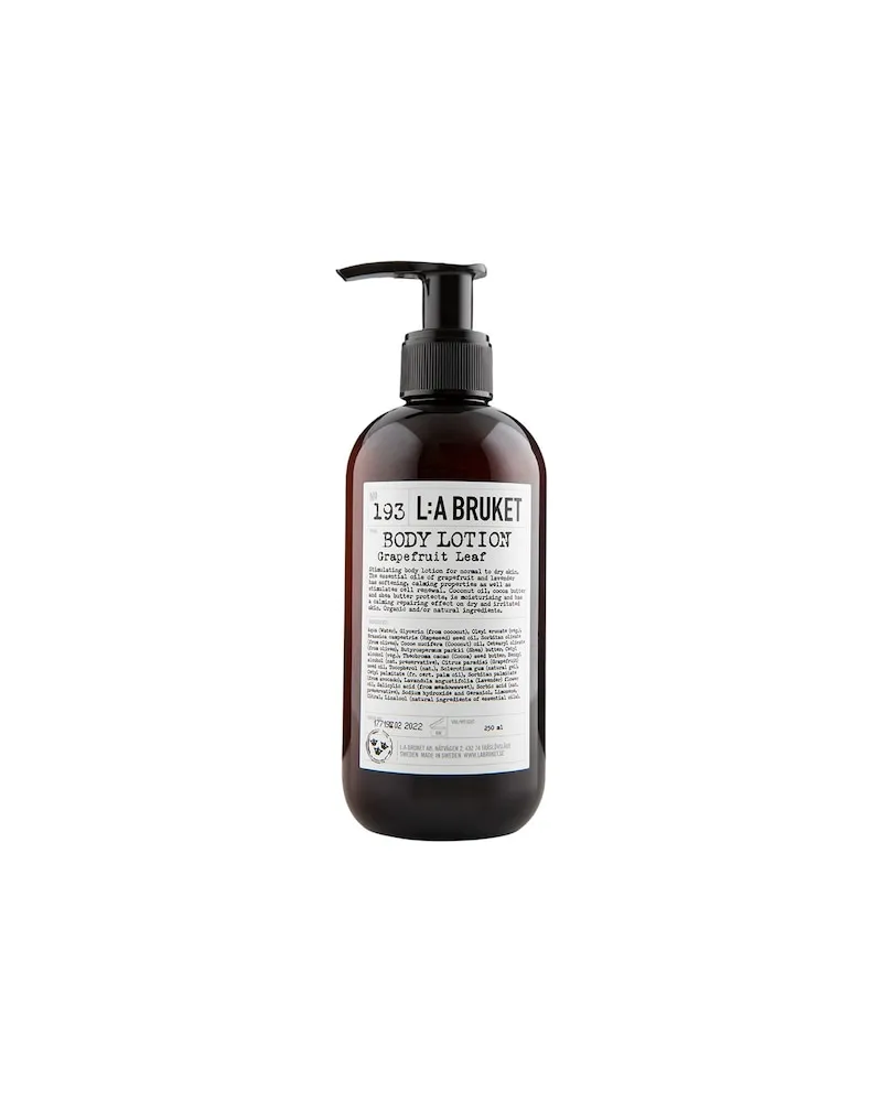 L:A Bruket LA-BRUKET Koerperpflege Koerperlotionen-und-Koerperbutter193 Body Lotion Grapefruit Leaf 158,33 € / 1 l 
