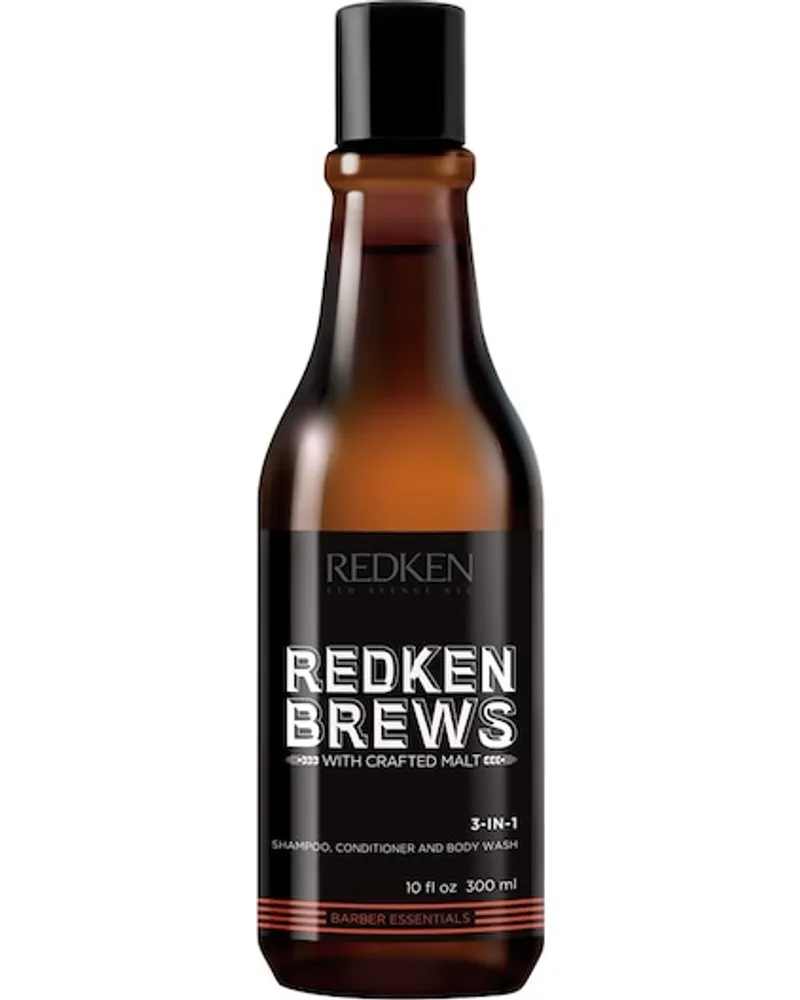 Redken Herren Brews 3-in-1 Shampoo, Conditioner and Body Wash 