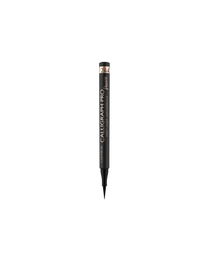 catrice Augen Eyeliner-KajalCalligraph Pro Precise 24h Matt Liner Waterproof Intense Black 
