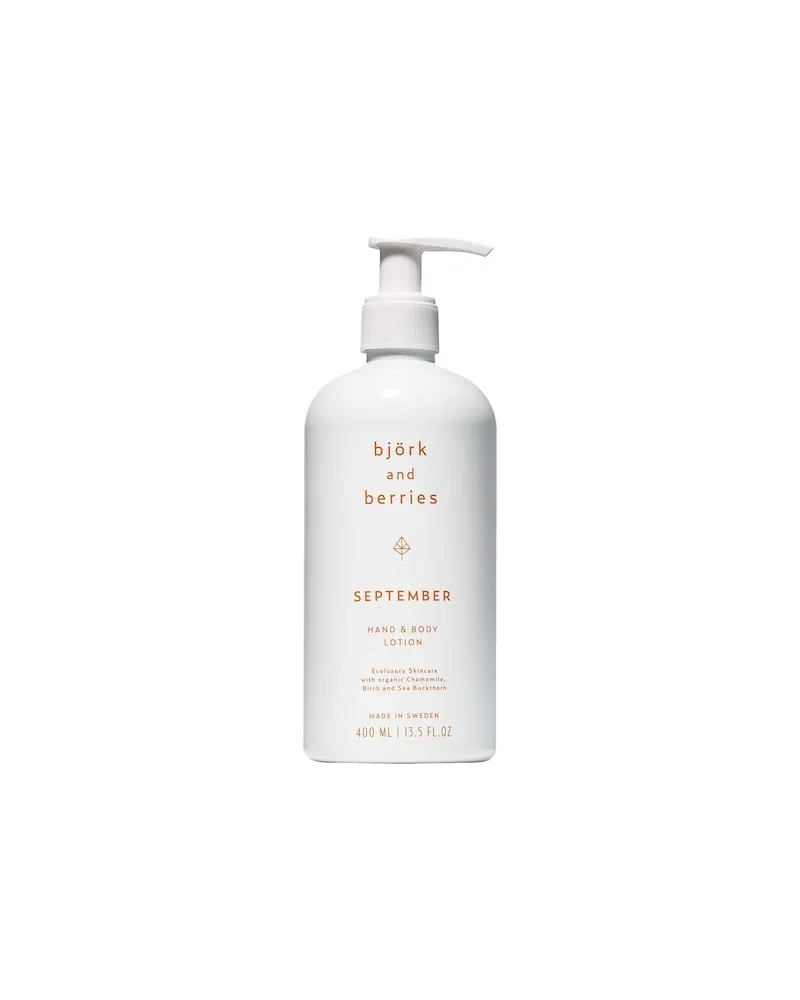 Björk & Berries Bjoerk-Berries Collection SeptemberHand & Body Lotion 98,75 € / 1 l 