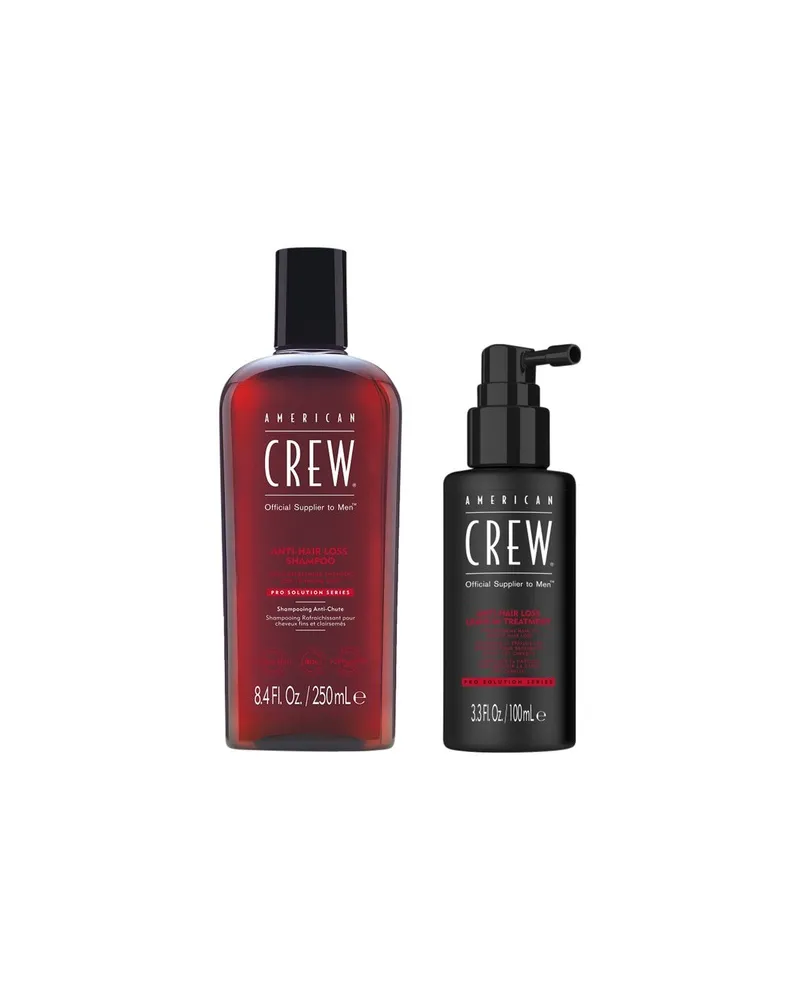 American Crew American-Crew Haare,-Koerper-Gesicht Haarpflege-KoerperpflegeAnti-Hair Loss 2 Step System 1x Anti-Hair Loss Shampoo Scalp Refreshing Shampoo For Thinning Hair 250 ml + 1x Anti-Hairloss Leave-In Treatment 100 ml 41,40 