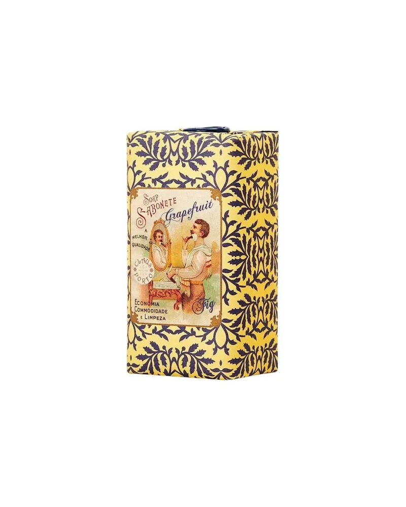 Claus Porto Claus-Porto Soaps ClassicoBarbear Grapefruit Fig Wax Sealed Soap 120,00 € / 1 kg 
