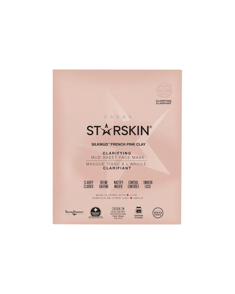 STARSKIN Masken TuchmaskeSilkmud Pink ClayPuifying Face Mask Bio-Cellulose 480,00 € / 1 kg 