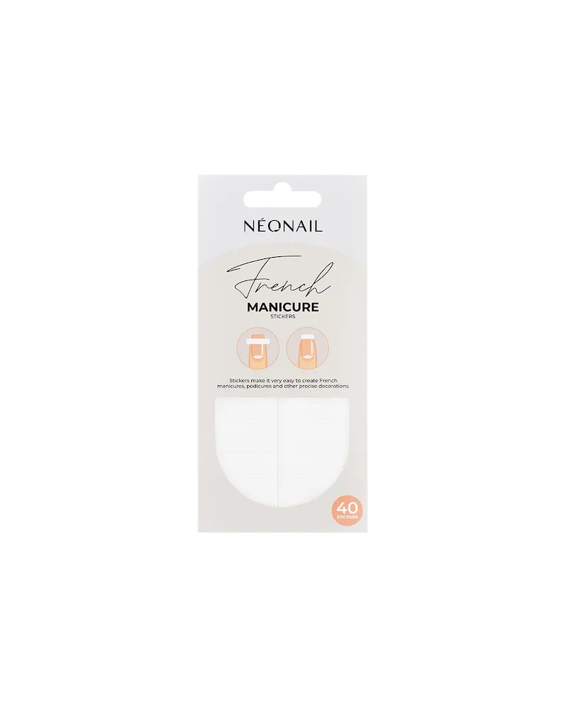 NeoNail Naegel Kunstnaegel-NageldesignEckigFrench Manicure Stickers 0,03 € / 1 Stk 