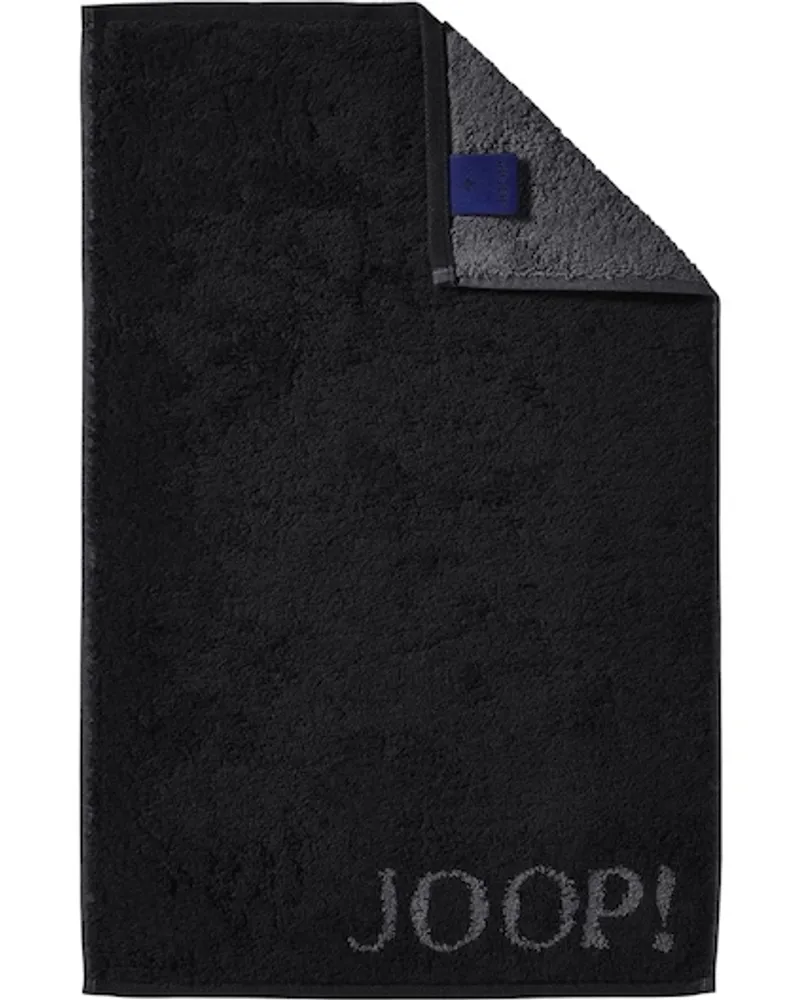 JOOP! Handtücher Classic Doubleface Gästetuch Schwarz 30 x 50 cm 