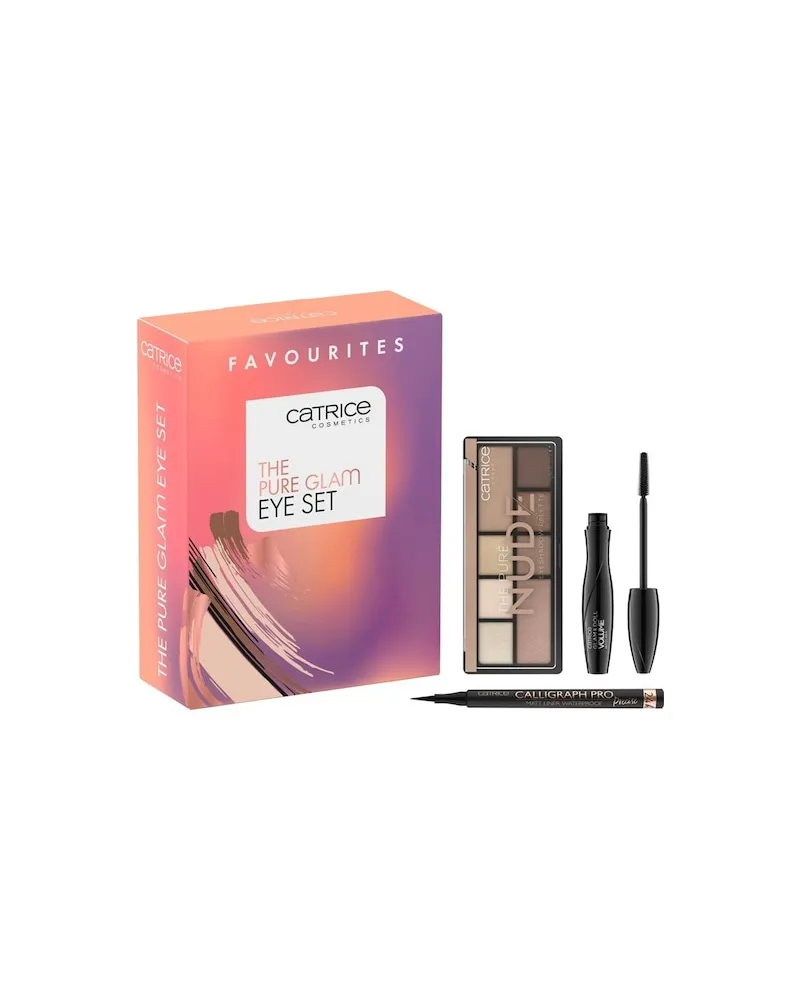 catrice Augen LidschattenThe Pure Glam Eye Set The Pure Nude Eyeshadow Palette 9 g + Eyeliner Waterproof 1,2 ml + Glam & Doll Volume Mascara 10 ml 13,79 