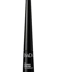 IsaDora Augen Eyeliner & Kajal Glossy Eyeliner Waterproof 40 Chrome Black 