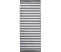 Handtücher Classic Stripes Saunatuch Silber 80 x 200 cm