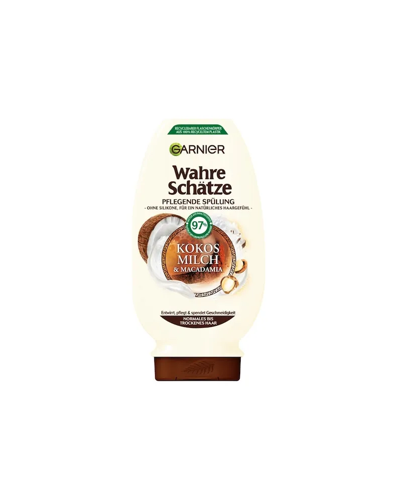 Garnier Wahre Schätze Kokosmilch & Macadamia Pflegende Spülung 