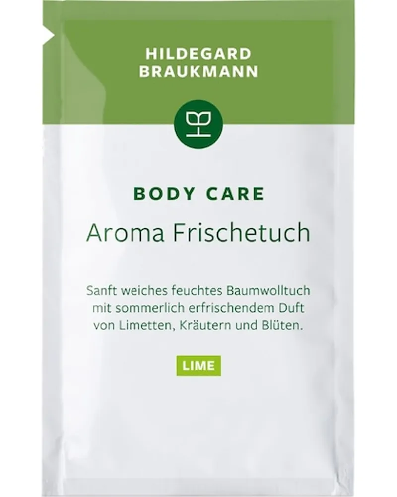 Hildegard Braukmann Pflege Body Care Aroma Frischetücher Lime 