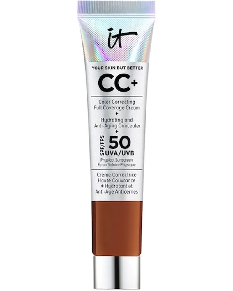 IT Cosmetics Collection Anti-Aging Your Skin But Better CC+ Cream SPF 50 Travel Size Rich 