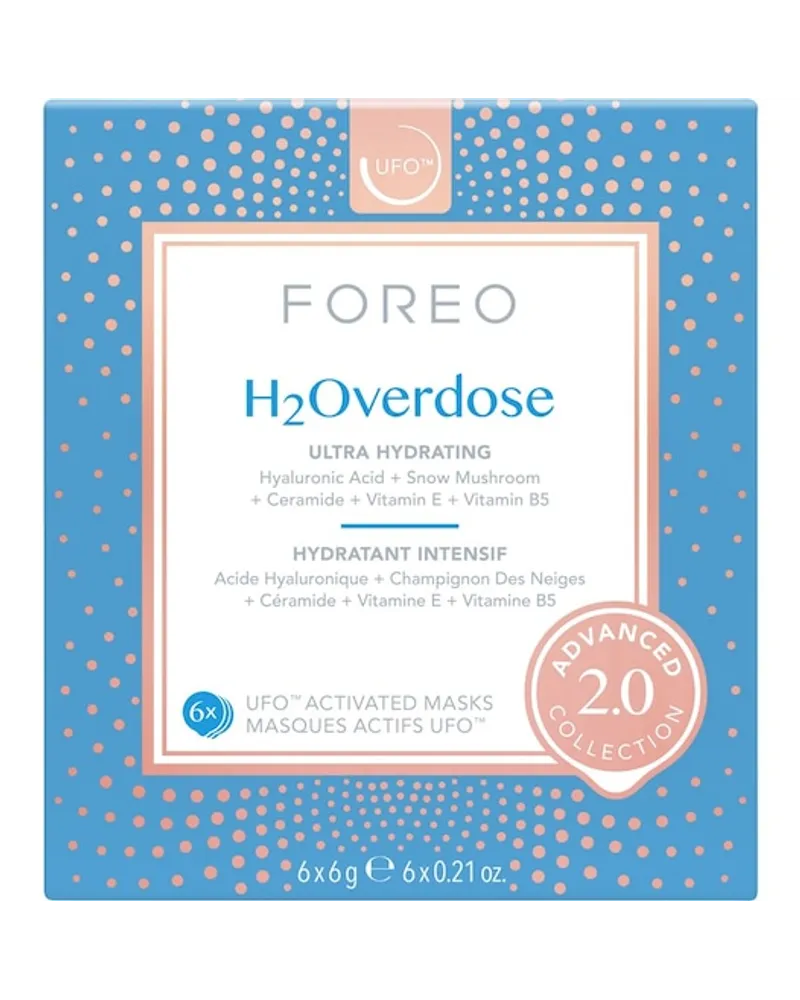 FOREO Gesichtspflege Maskenbehandlung H2Overdose 2.0UFO Maskenpads 